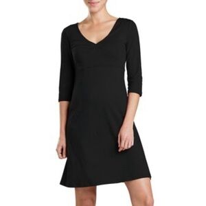 Toad & Co Rosalinda Knit Dress Organic Cotton Tencel Stretch Athleisure